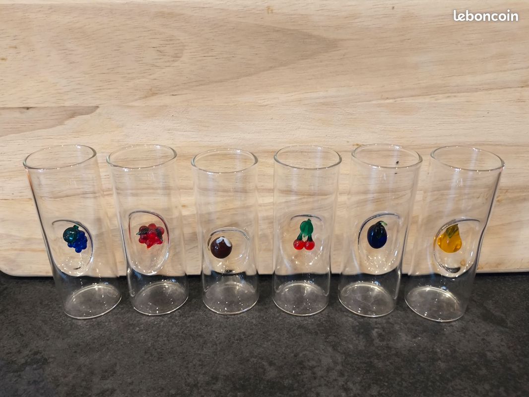 Ensemble De Verres à Liqueur Caraïbes République