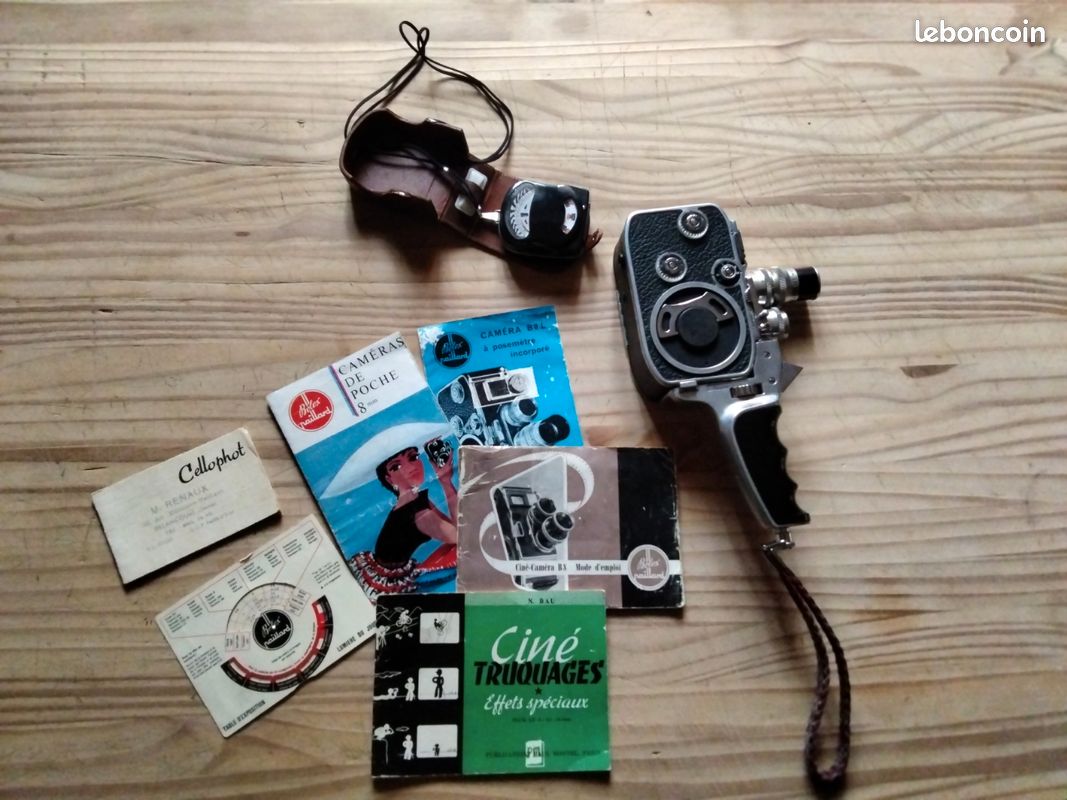 Caméra Bolex Paillard 3 objectifs Berthiot + poignée - Photo, audio & vidéo