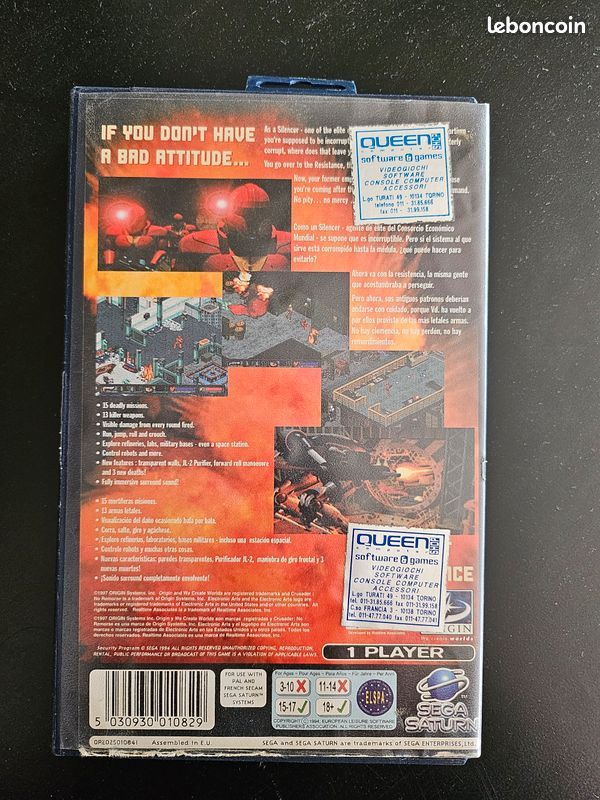 Crusader No Remorse - Juego de Sega Saturn - Retro vGames
