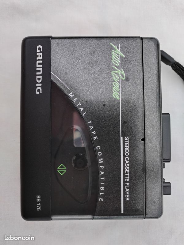 baladeur cassette grundig auto reverse beat boy 175