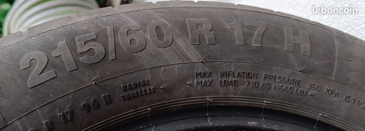Pneus 215 60 R17 96 H Continental (image 2)