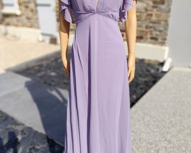 Robe Formelle Violet Foncé Pour Femme Taille 18W (1X/XL) - Maya Brooke - Neuve Avec étiquettes