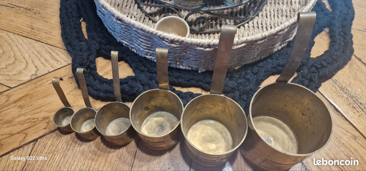 Lot de 6 pots avec anses en cuivre (image 6)