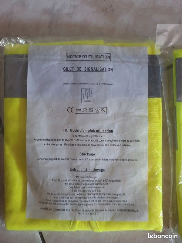 Gilets de sécurité taille xl (image 2)