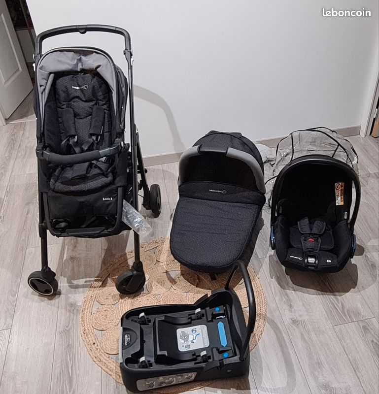 Confort Trio Poussette Loola Full Trio Grey Poussette BÃ©bÃ