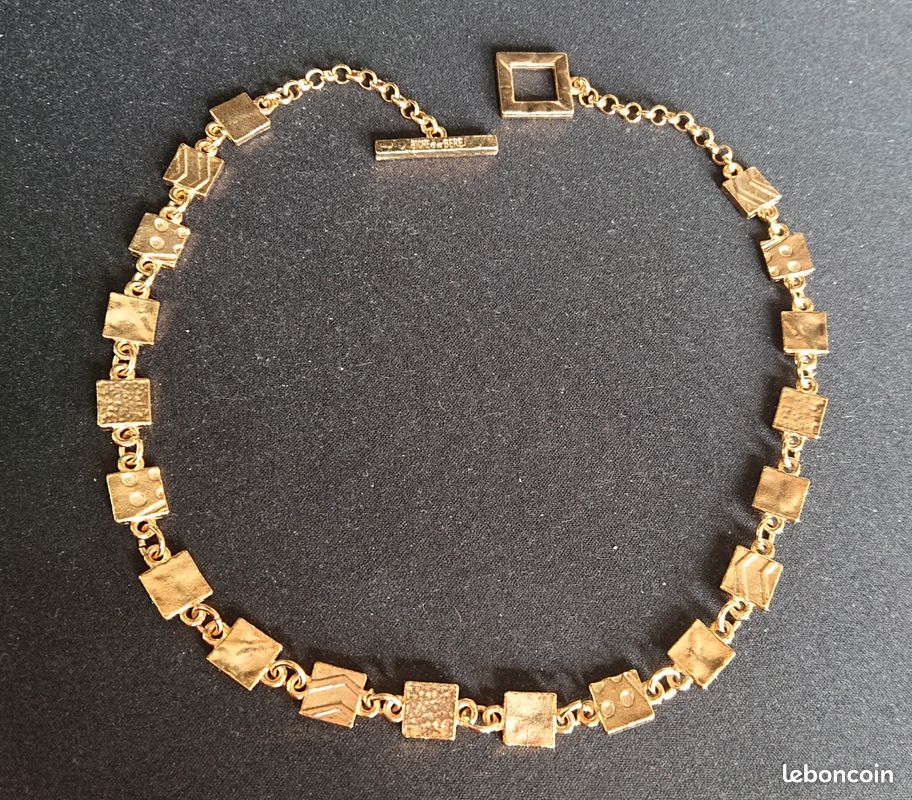 Collier Signé Biche De Bere 'Soleil' - Tirage Limité 69/147, Vintage, état Exceptionnel