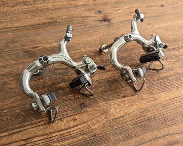 Etriers de frein Shimano arabesque vélo vintage - Vélos
