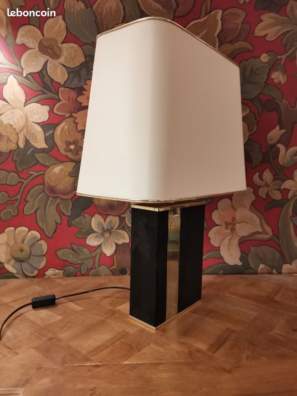Vintage - Lampe à poser Deschuytener – Hollywood Regency (image 4)