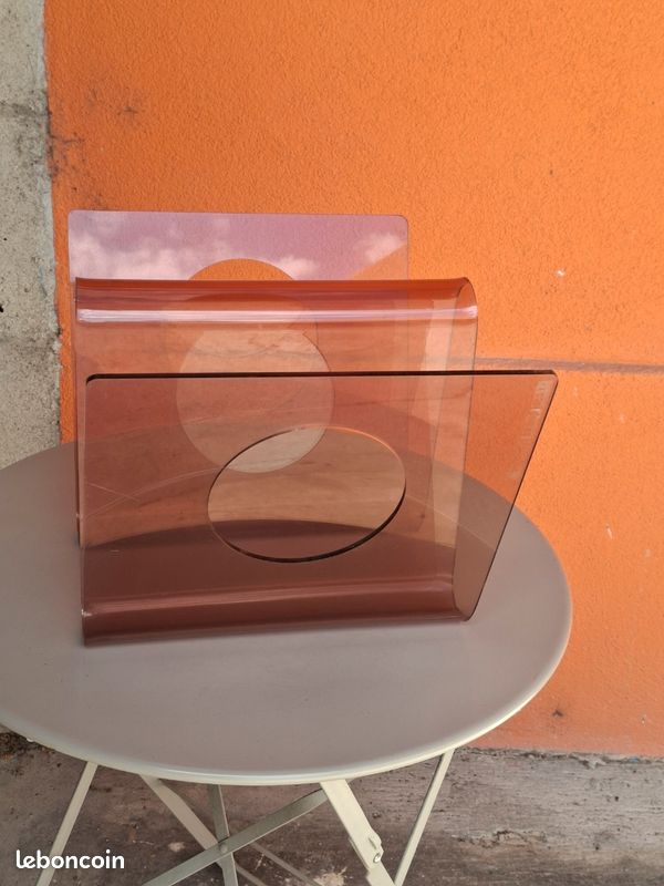 Porte revue ou vinyle vintage (image 2)