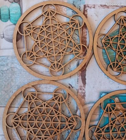 Cube de Métatron en bois | Déco Zen | My Roller Stone