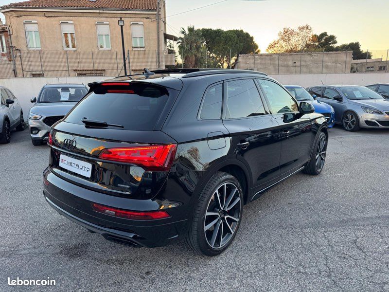 Audi Q5 2.0 E-Hybrid 367 ch Quattro S-Line S-Tronic 7 entretien Audi toit ouvrant, gps, cuir, caméra 360, Apple CarPlay garantie Audi (image 4)