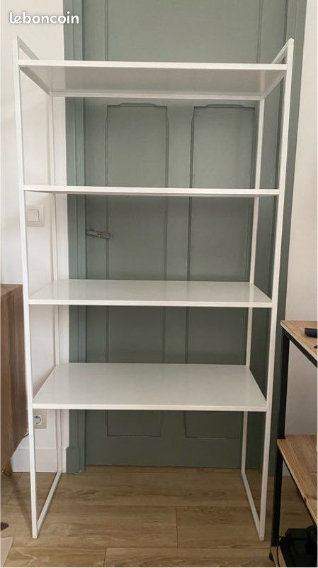 Étagère blanche 80 x 38 x 160cm (image 1)