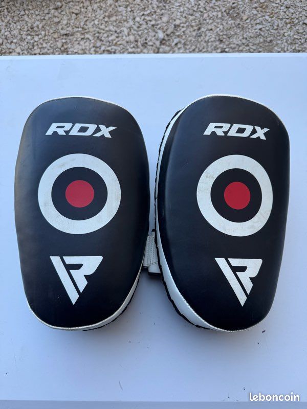 RDX Pattes D’ours Et Gants De Frappe – Cuir Maya Hide ConvEX/L’Orme – Rembourrage Quadro-Dome 3, LOMA TECH – Pour Boxe, Kickboxing, Muay Thai, MMA – Sangle Scratch Quick EZ
