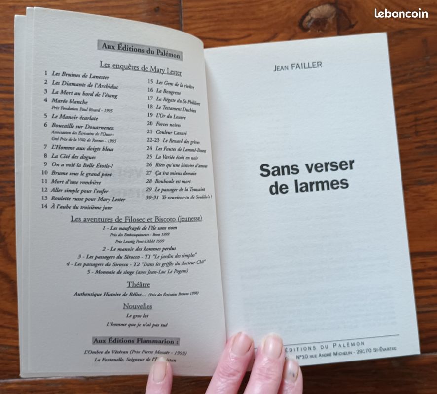 Sans verser une larme de Jean Failler (image 3)