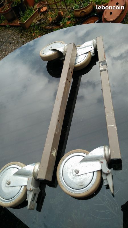 Roues à platine pivotantes (image 1)