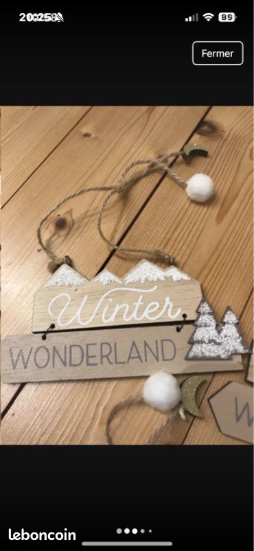 3 décorations de Noël neuves Maisons du Monde proche de Moreuil (image 3)