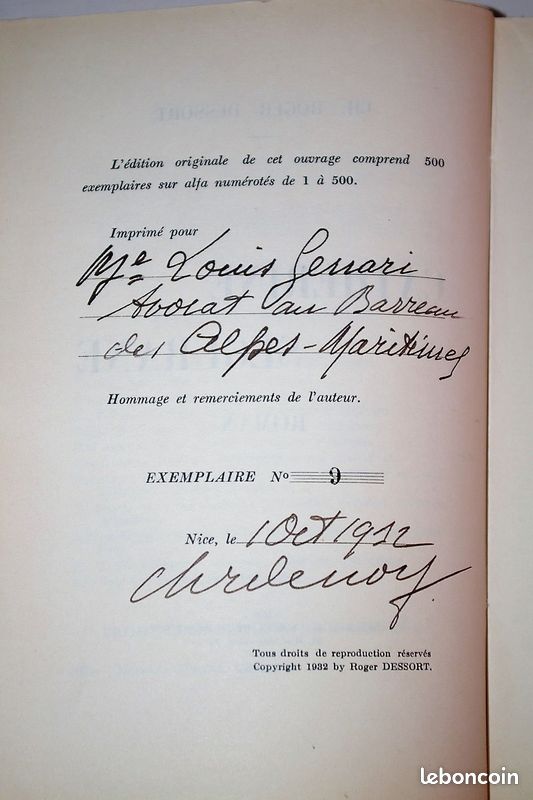 Catherine Ségurane,Roger Dessort E.O. 1932 (image 3)