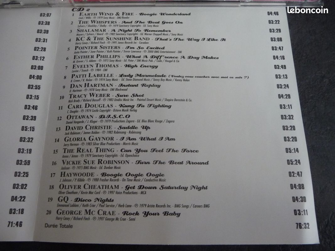100% Hits Disco / 2 CD (image 9)