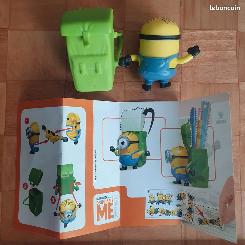 Lot Surprise De 5 Figurines Minions – Mini Figurines Cadeau Enfant – Neuf