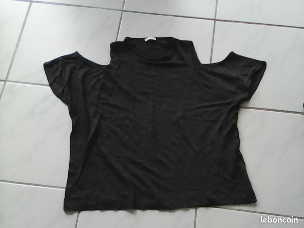 Tee shirt zara épaule dénudé (image 2)