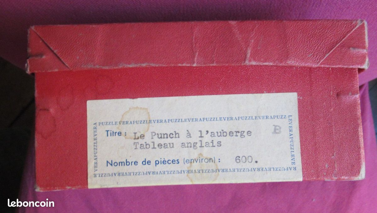 Royal Vera puzzle - le punch à l'auberge tableau anglais 600 pièces (image 2)