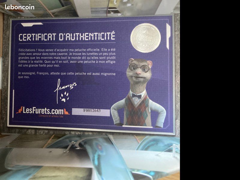 Peluche officiel les furet.com (image 3)