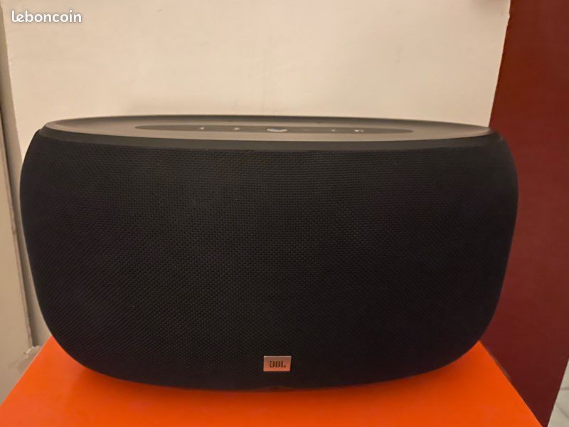 Enceinte Bluetooth sans fil JBL Link 500 noir avec Assistant Google intégré (image 1)