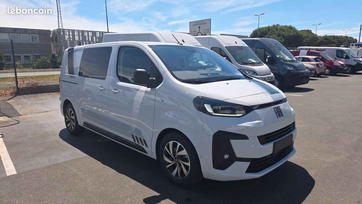 489e/mois FIAT SCUDO cabine approfondie fixe Taille M 180ch EAT8 finition S-Design (image 2)