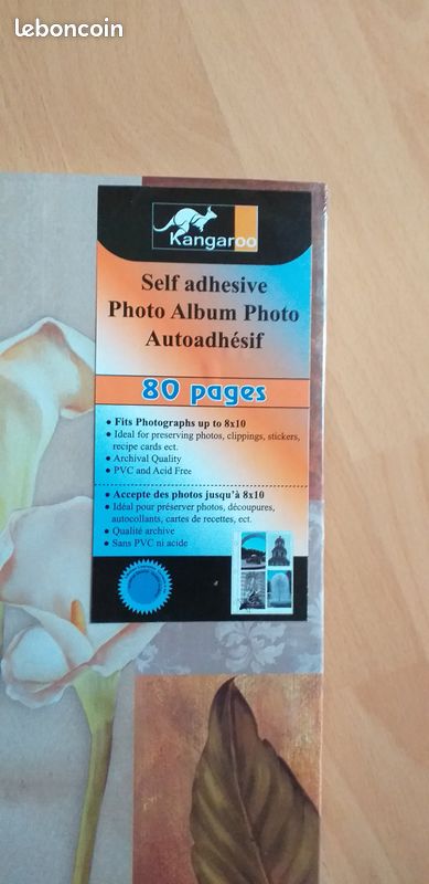 Grand album photos neuf motif fleurs (image 3)