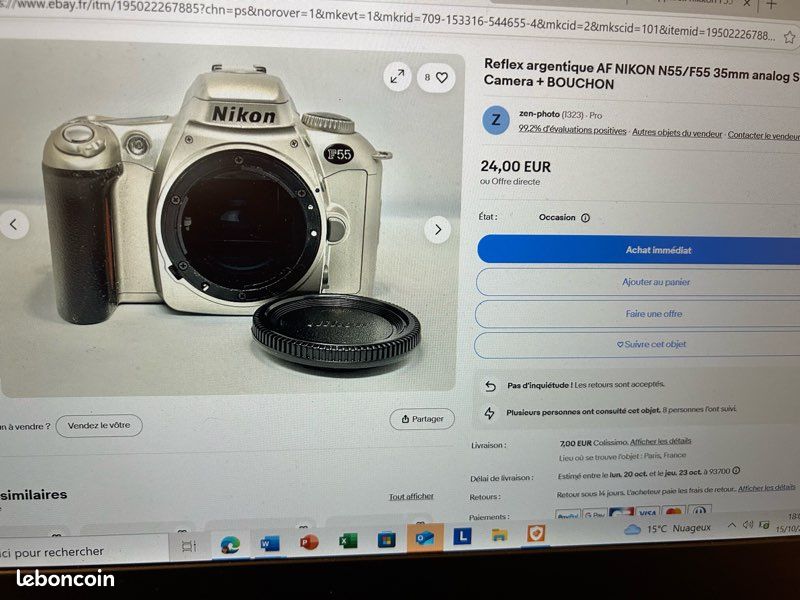 Appareil photo argentique Nikon (image 10)
