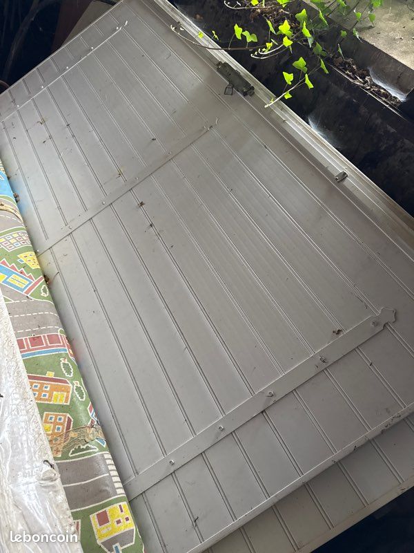 Grand volet de porte pvc blanc (image 2)