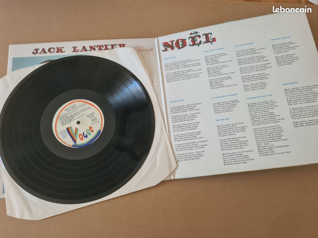 Vinyle Original de 1972 Jack Lantier chante Noel (image 2)