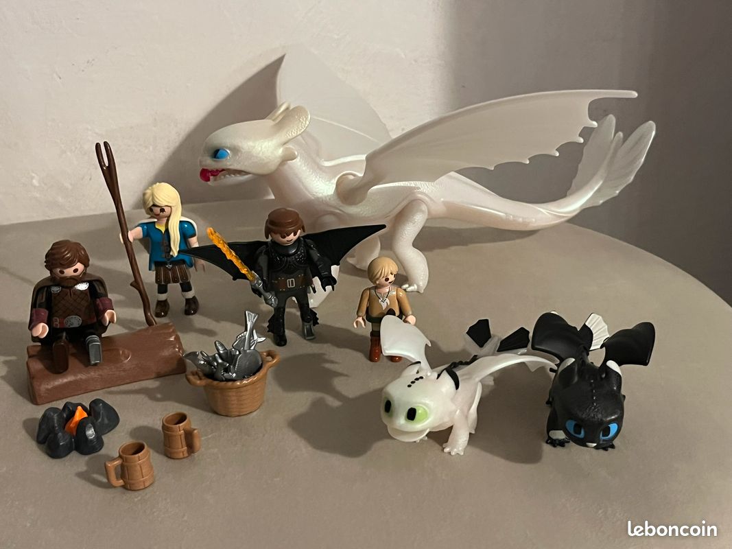 Playmobil dragons Krokmou et Furie Eclair & autres (image 1)