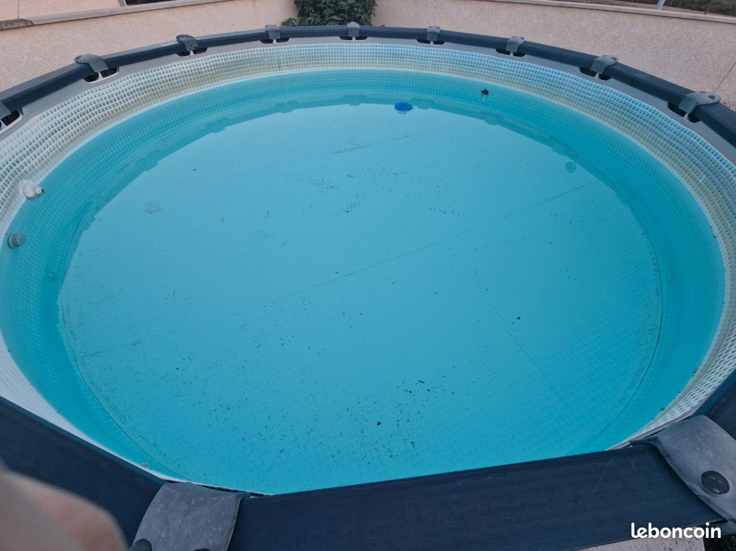 Piscine INTEX GRAPHITE hors-sol 4.78M avec FILTRE À SABLE (image 2)