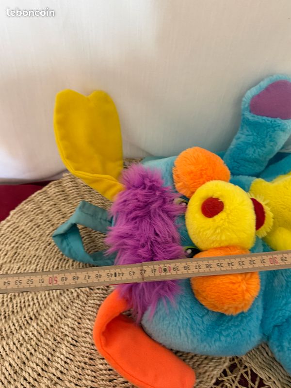 Lot De Peluches Popples - Sac à Dos Et Figurines Vintage - Occasion