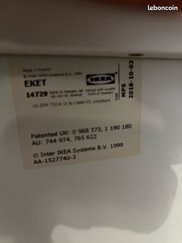 Meuble de rangement Eket IKEA (image 3)