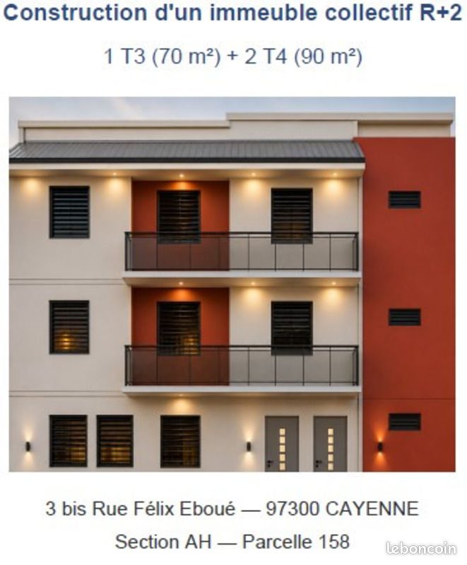 Immeuble 12 pièces 221 m² · à Cayenne · 221 m² · 910 000 €