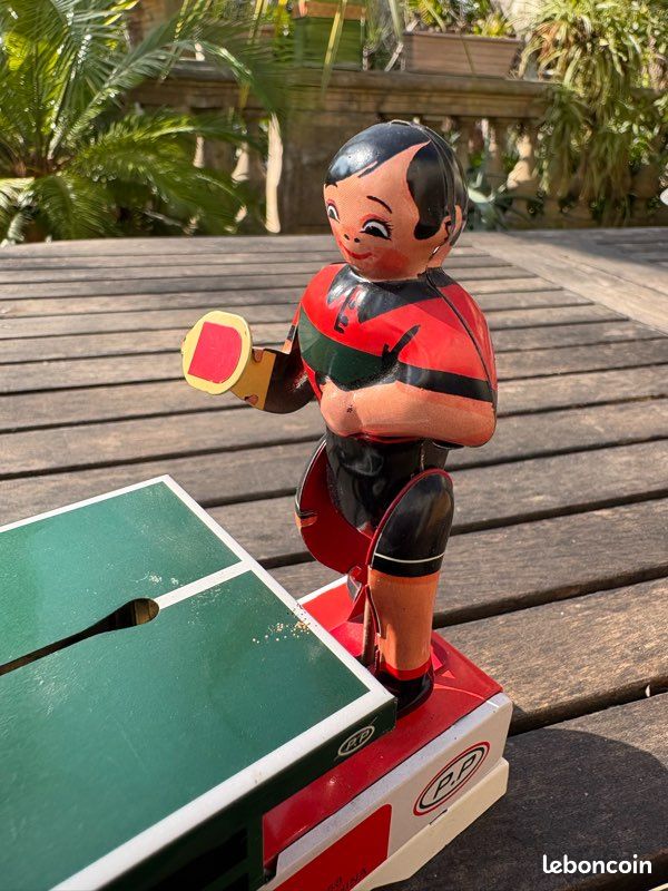 ANCIEN JOUET JEU Societe Tennis Les Sports Au Coin Du Feu 1950