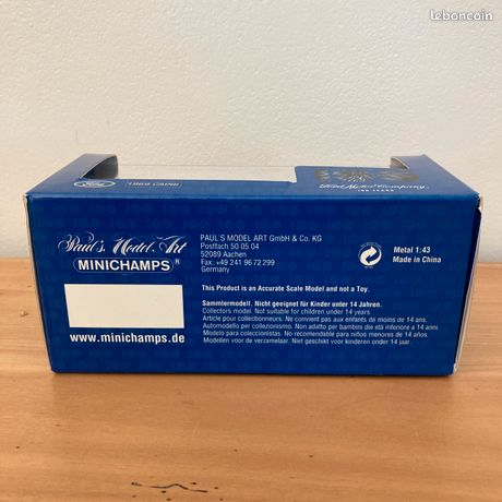 Modèle Réduit Ford Capri 1969 Minichamps 1:43 - Édition Spéciale "100 Ans De Ford"