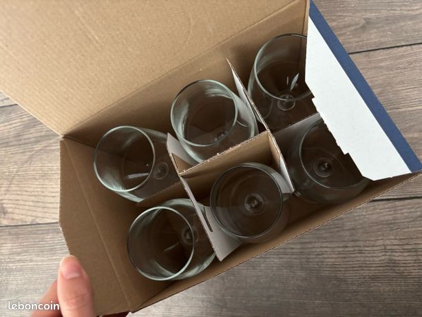 Verres droits nucléés Arcoroc 285ml CE (lot de 48) - D898