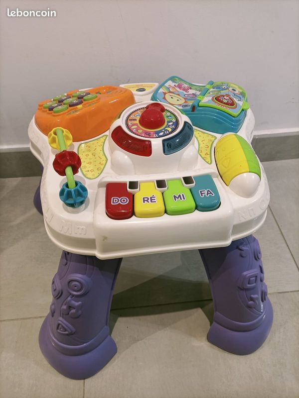 Vtech Play & Learn Table d'activité - Violet (image 2)