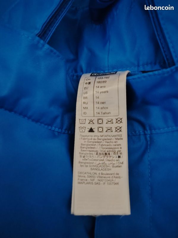 Pantalon de ski adolescent garçon 14 Ans (image 3)