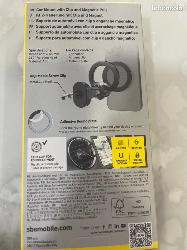 Support de voiture magnétiquecompatible avec Magsafe (image 5)