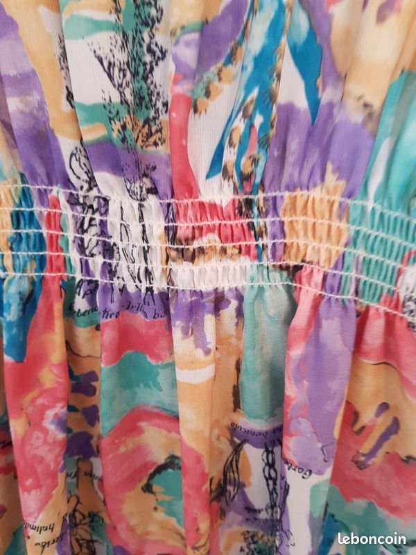 Robe imprimée chic T44 (image 9)