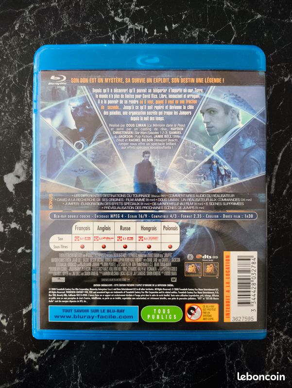 Jumper en Blu-ray (image 2)