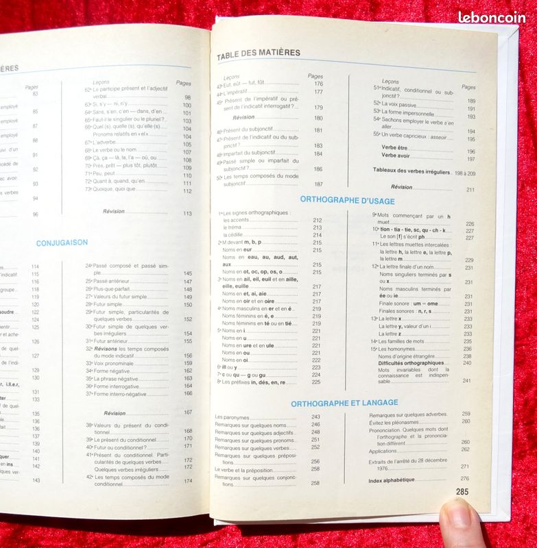 BLED COURS SUPÉRIEUR d'ORTHOGRAPHE - Grand format RELIÉ 4ème 3ème BEP Classiques Hachette 1987 – Langue française, écrit - bases principales et inchangées de l'orthographe (image 20)