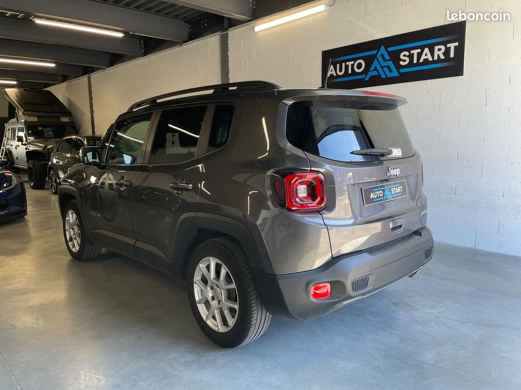 Jeep Renegade Limited FWD 150Cv/3EME MAIN/MOTEUR A CHAINE/CARPLAY/CAMERA DE RECUL/FEUX LED (image 8)