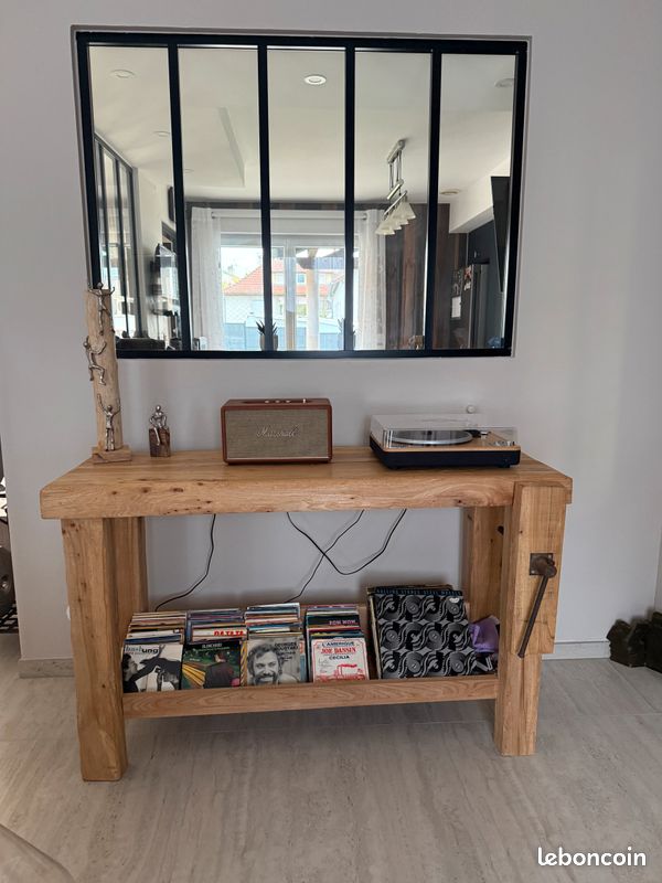 Établis de menuisier pour Meuble vasque - TV - Console sur mesure – Reproductions artisanales en bois massif (image 3)