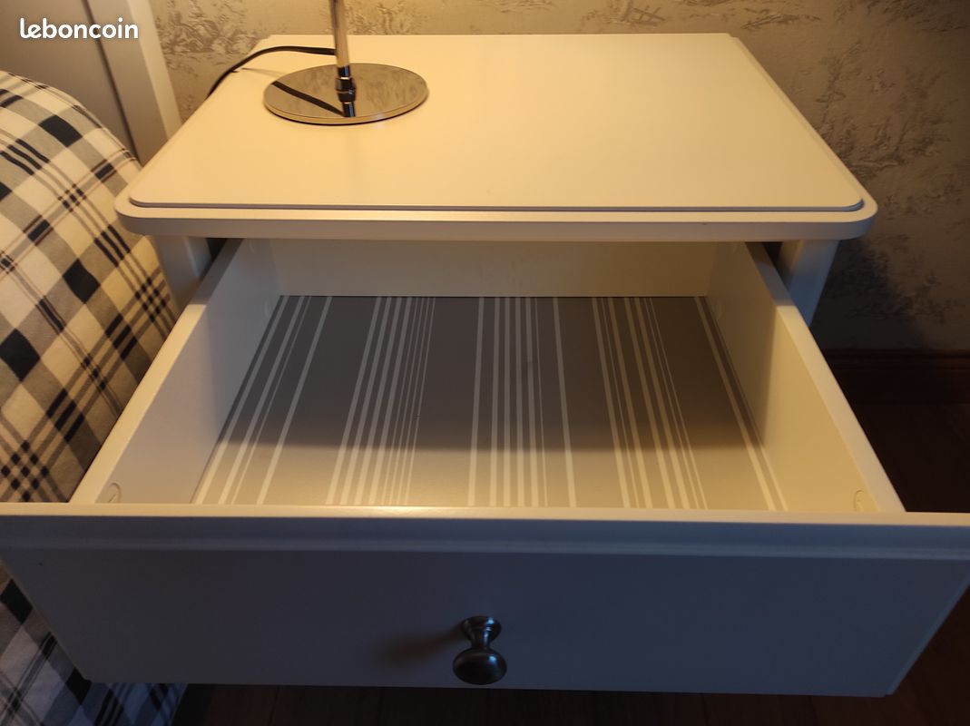 Chevet blanc ikea (image 2)