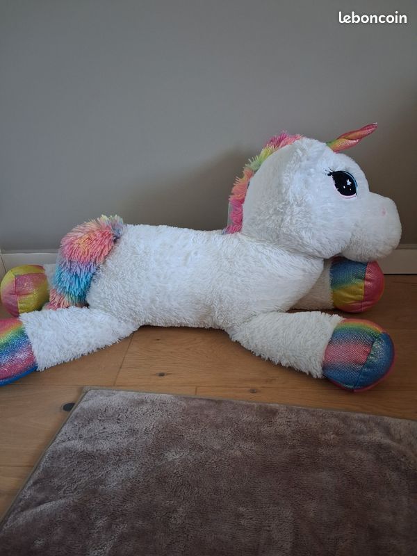 Peluche licorne 85cm (image 2)